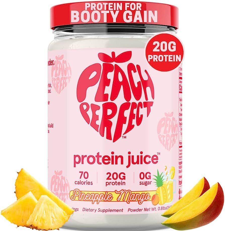 Peach Perfect Protein Juice | Protein Powder for Women, Muscle builder & Weight Management, Pinea... | Amazon (US)