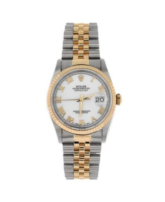 Pre-Owned Rolex Oyster Perpetual Datejust Automatic Watch in Stainless Steel and Gold 36mm | Bloo... | Bloomingdale's (US)