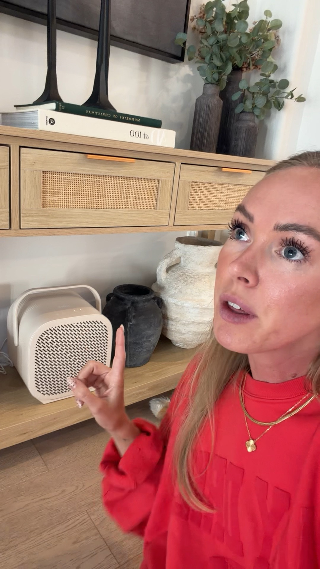 This tabletop air purifier is on sale for $39!! Value is $109!! New customer code is WELCOME2025 for an extra $15 off making it $24 - like how!!!! 😱😱😱 @hsn #lovehsn #hsninfluencer #ad 

#LTKGiftGuide #LTKHoliday #LTKHome