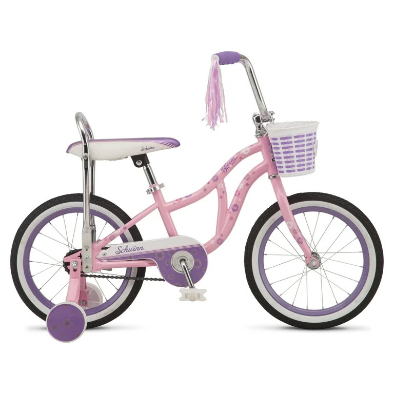 Schwinn Bloom  16-in. Kid's Bike with Training Wheels, Pink Child Bicycle - Walmart.com | Walmart (US)