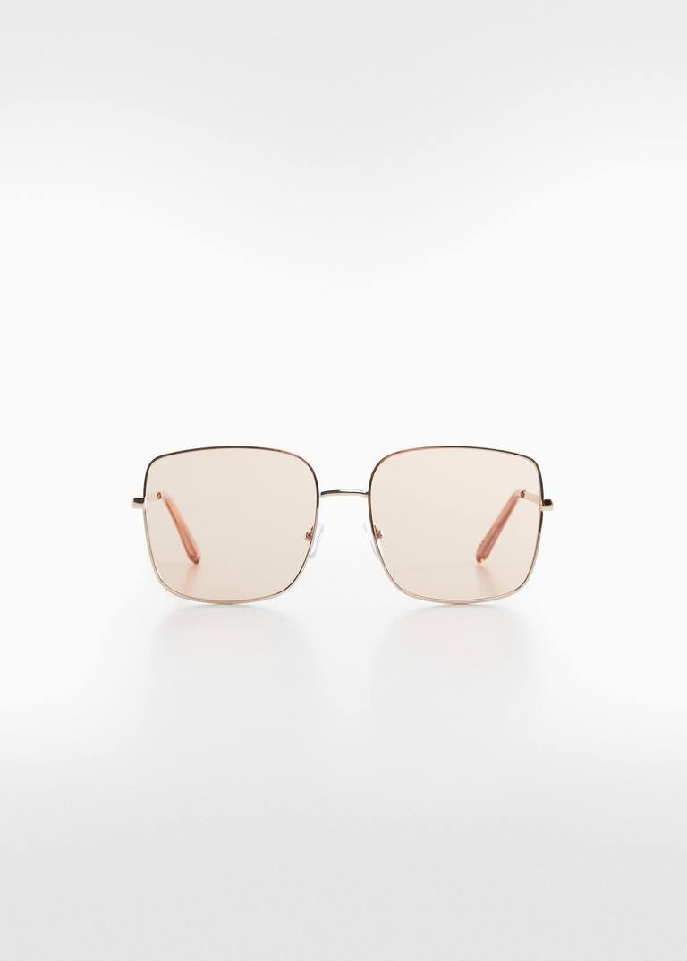 Square metallic frame sunglasses -  Women | Mango United Kingdom | MANGO (UK)