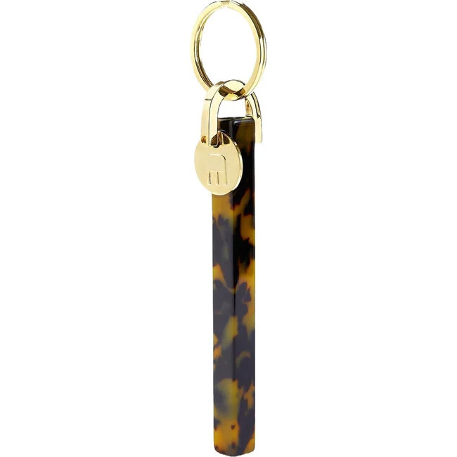 MACHETE | Bar Keychain, Classic Tortoise & Gold (Brown, One Size) | Maisonette | Maisonette