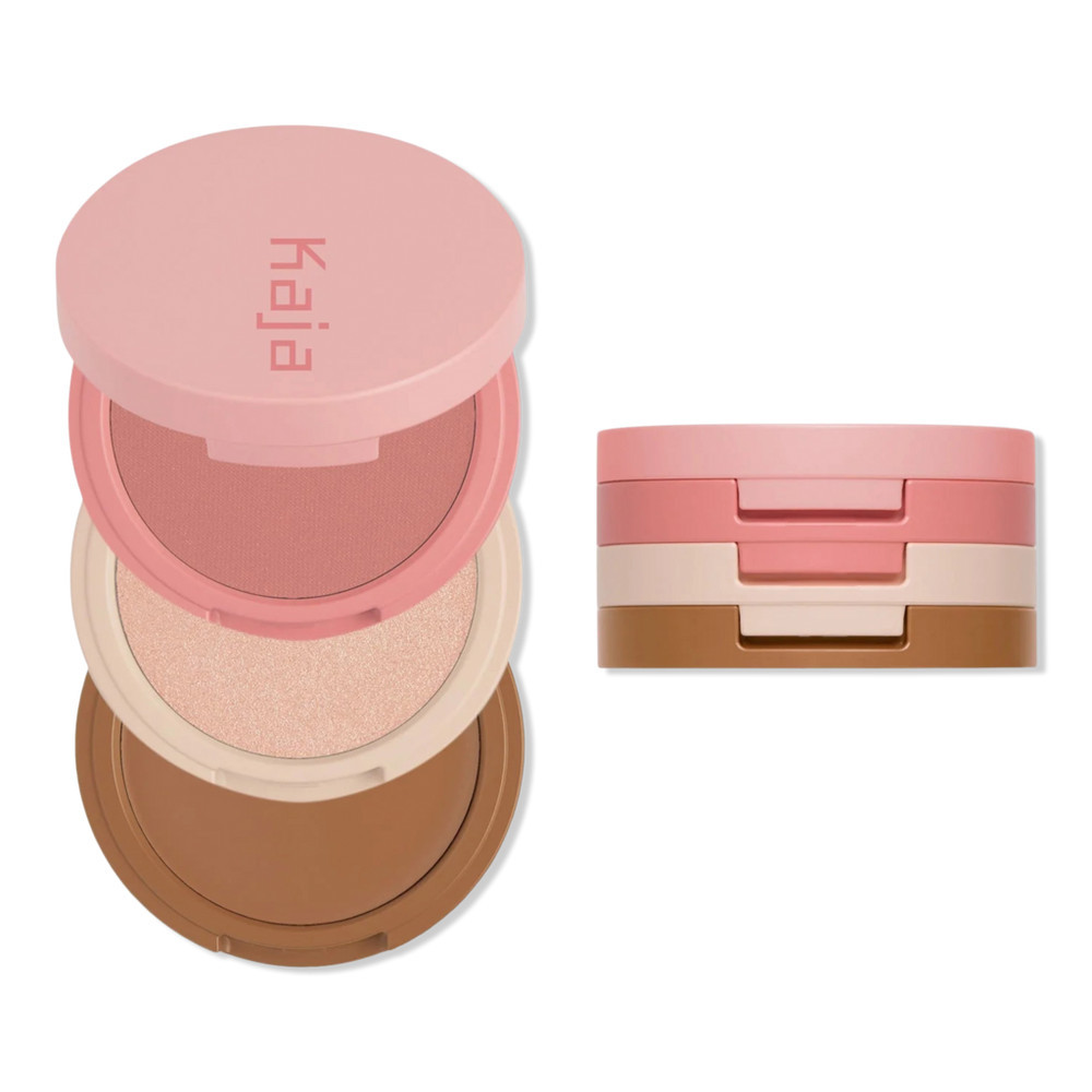 Kaja Play Bento Cream Bronzer, Powder Blush & Highlighter Trio - Butter Up | Ulta