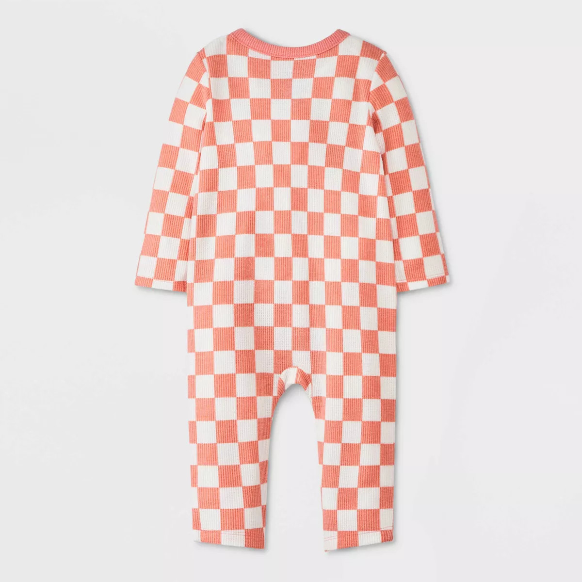 Baby Girls' Checkered Romper - Cat & Jack™ Pink | Target