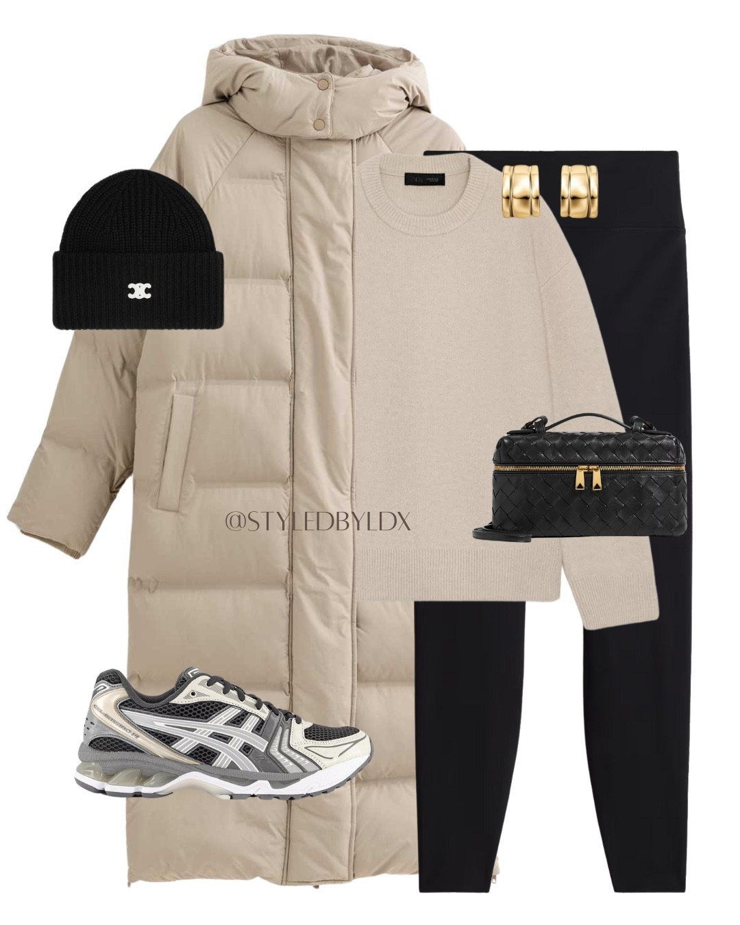 Winter look - causal - padded coat - winter coat - beige coat - leggings - knitwear 

#LTKstyletip #LTKwinter #LTKautumn