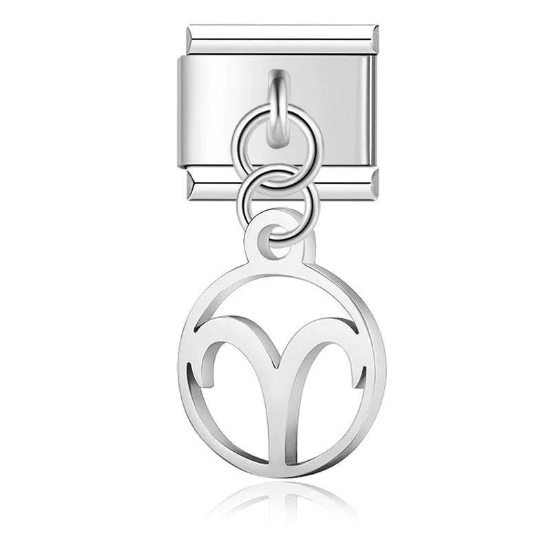 Aries Sign, on Silver | Charms Official