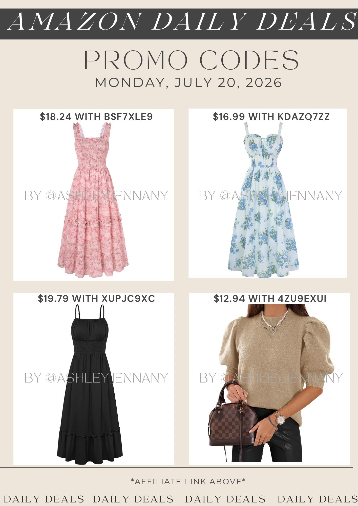 Amazon deals

#LTKSaleAlert #LTKMidsize #LTKSeasonal