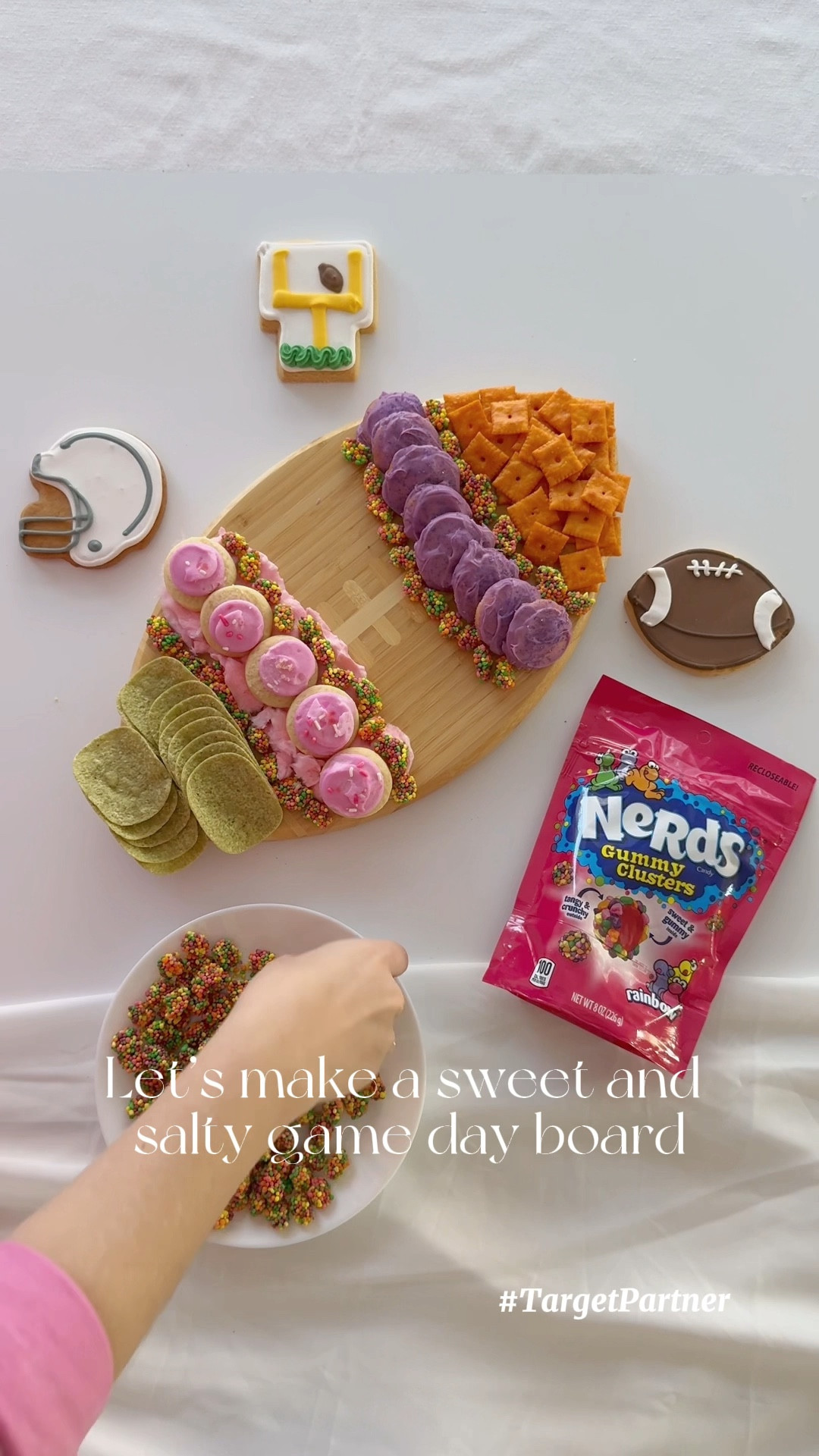#Ad 🏈✨ Add a sweet surprise to your game day snacks! NERDS Gummy Clusters are the perfect touch - these crunchy, tangy, and sweet clusters bring an unexpected thrill to your snack lineup. 🩷🧡 Gather the whole family and savor the joy of sharing NERDS Gummy Clusters - a treat that’s sweet to eat and fun to share! 🌟🍬

@Target @NerdsCandy
#AD #Nerds #BigGame #Snacks #Target #TargetPartner


#LTKSeasonal #LTKhome #LTKVideo