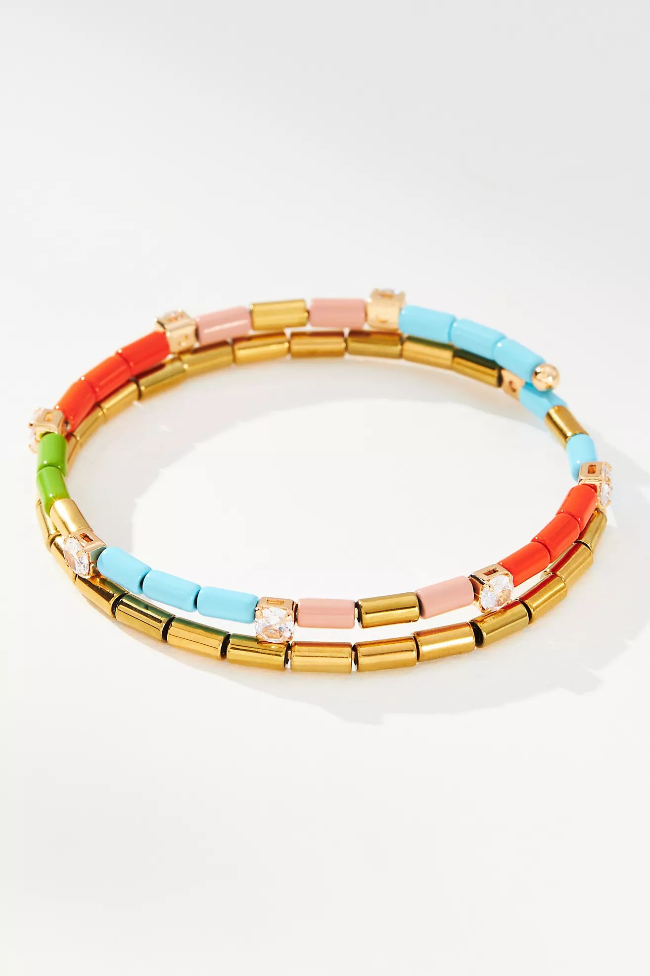 Beaded Spiral Bracelet | Anthropologie (US)