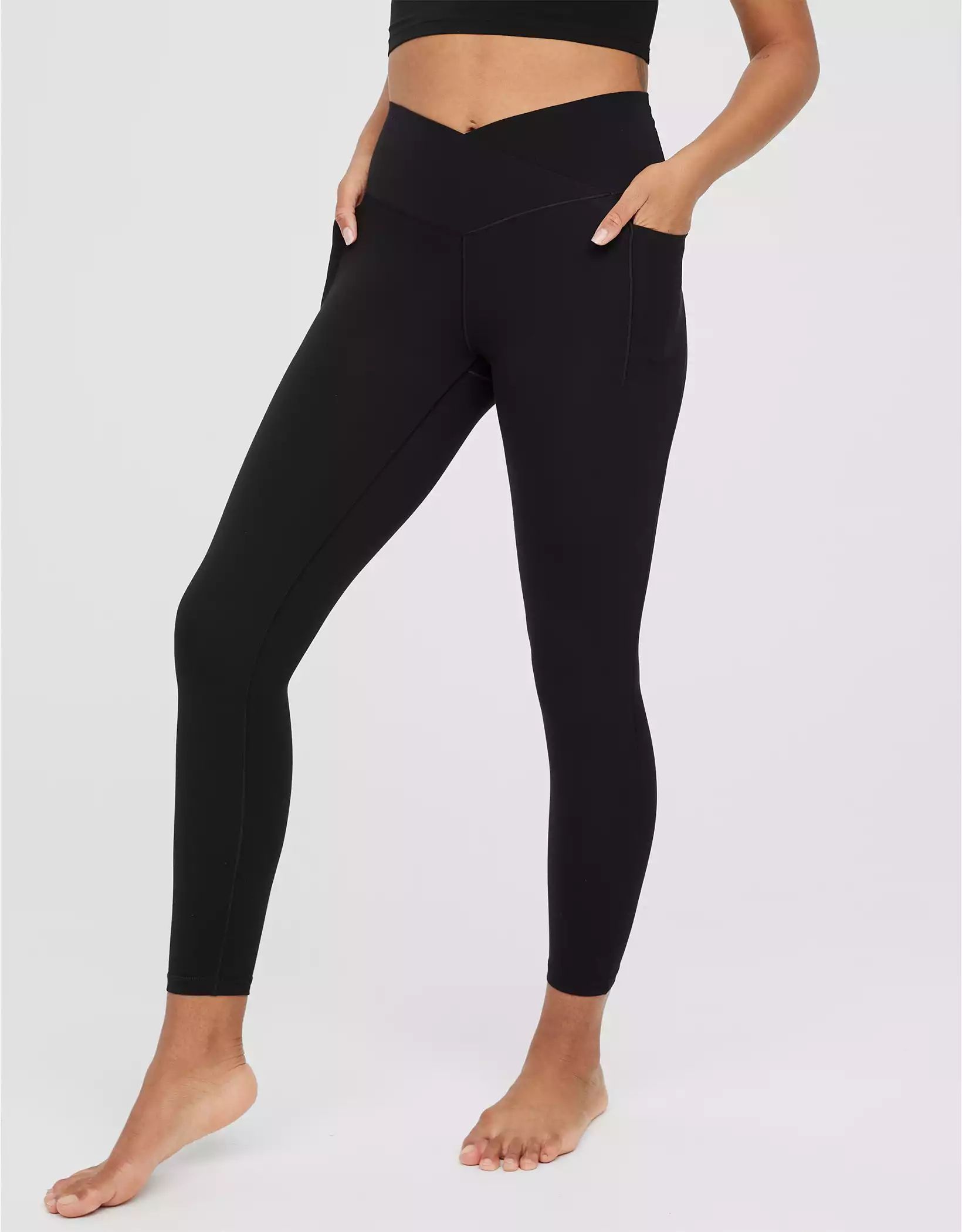 OFFLINE By Aerie Real Me Xtra Crossover High Waisted Pocket Legging | Aerie