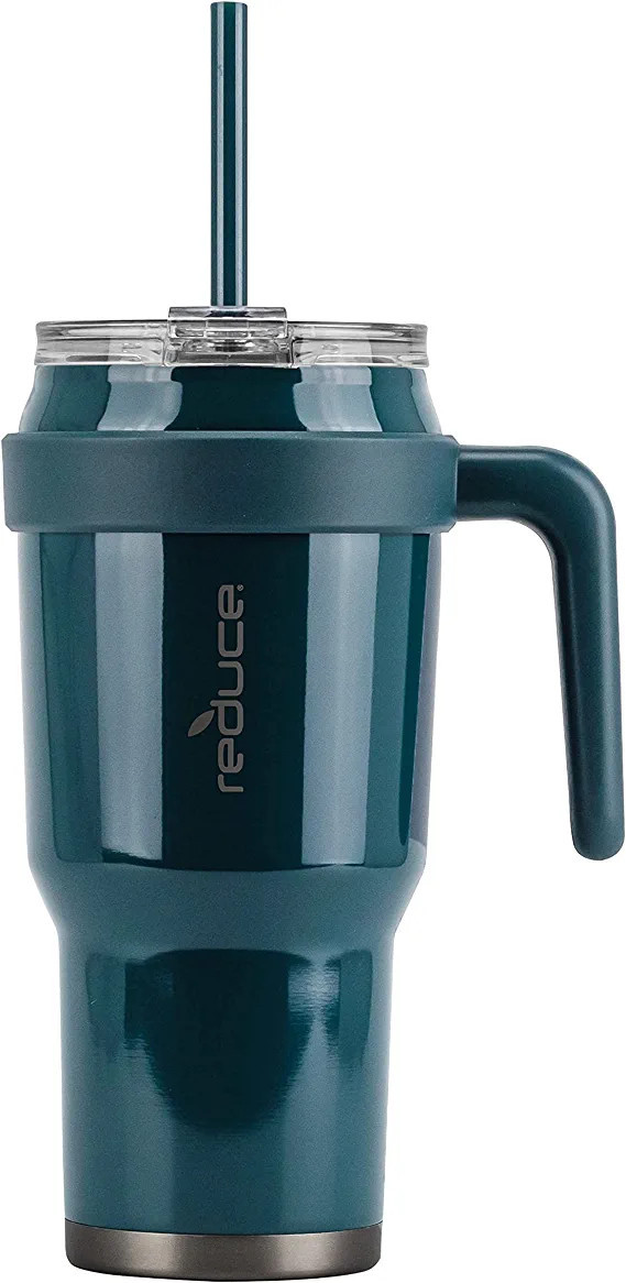 Reduce 40 oz Tumbler with Handle and Straw, Stainless Steel with Sip-It-Your-Way Lid - Keeps Drin... | Amazon (US)