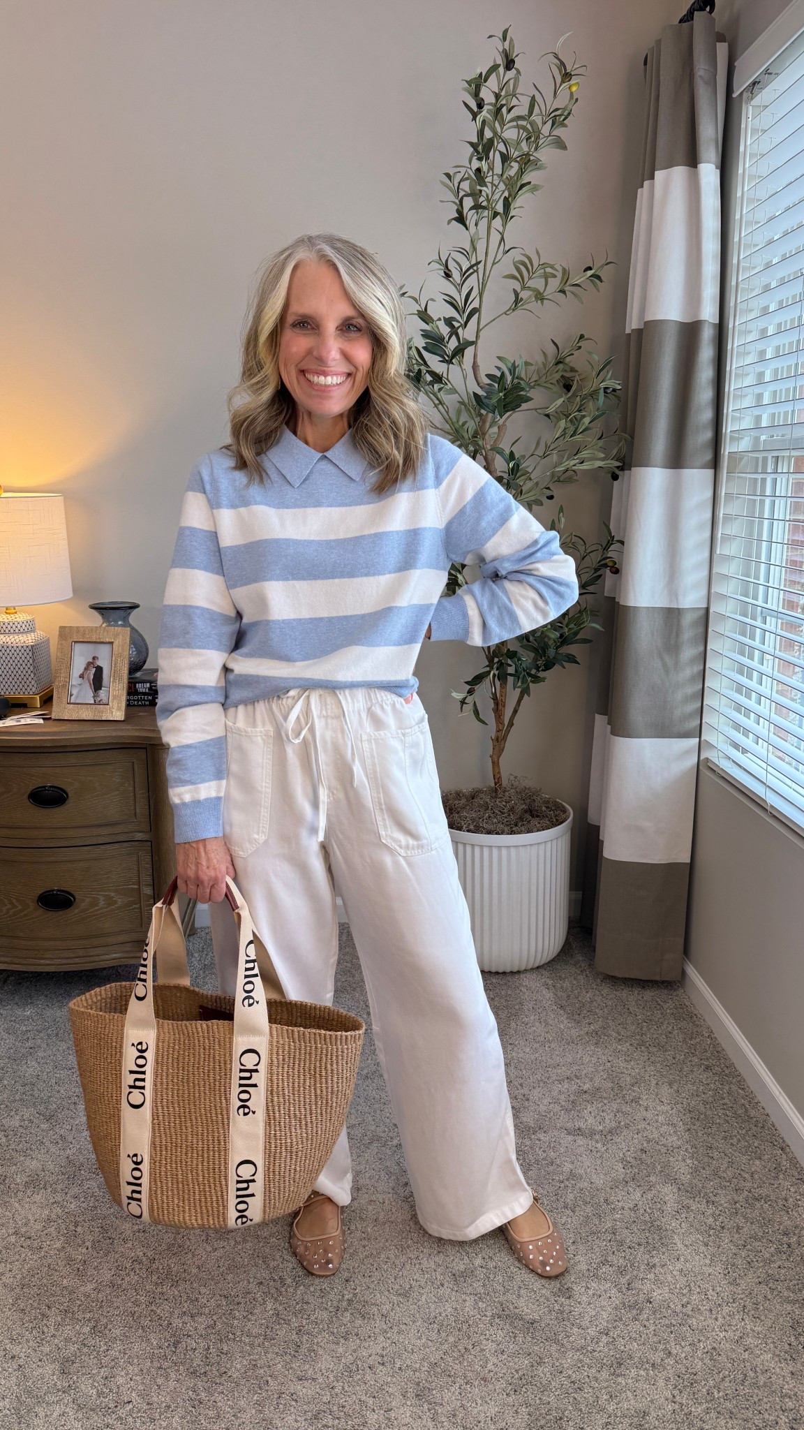 Come on early spring!!!! 
XS sweater/ small pants 

#LTKOver40