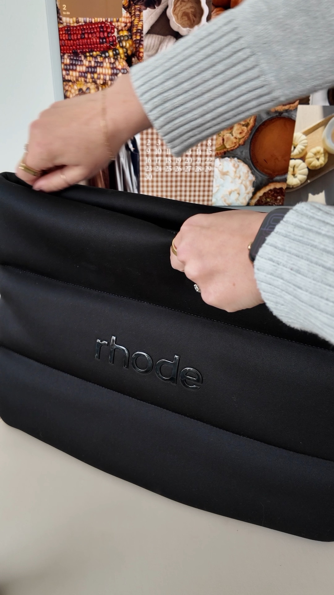 Pack my Rhode bag with me! Her new birthday collection launches today and I’m OBSESSED! 

#LTKStyleTip #LTKBeauty #LTKItBag