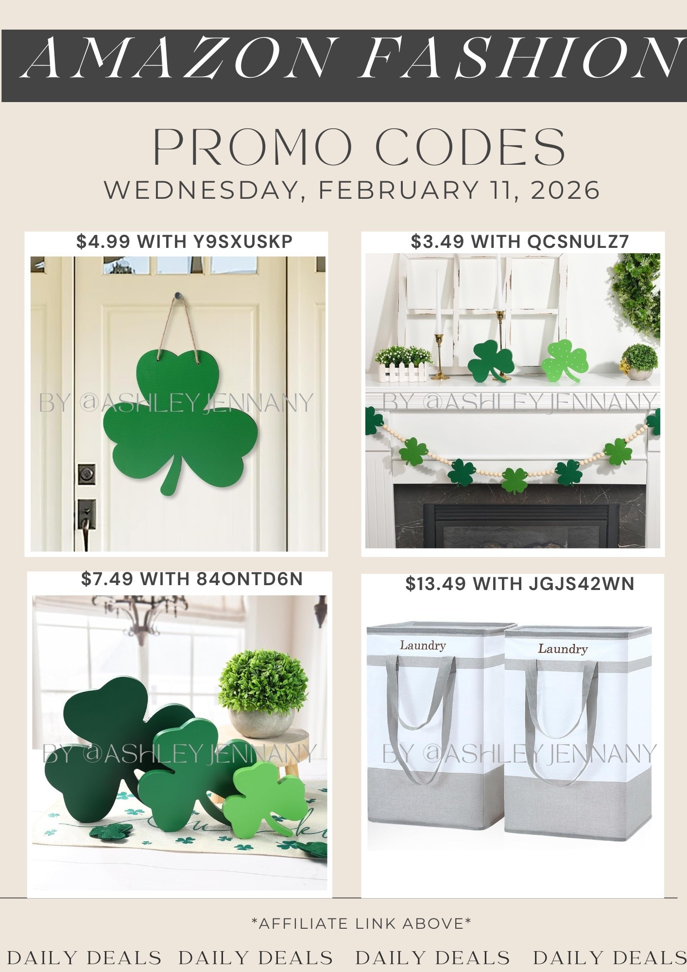 Amazon saint Patrick’s day deals 

#LTKSaleAlert #LTKSeasonal #LTKHome