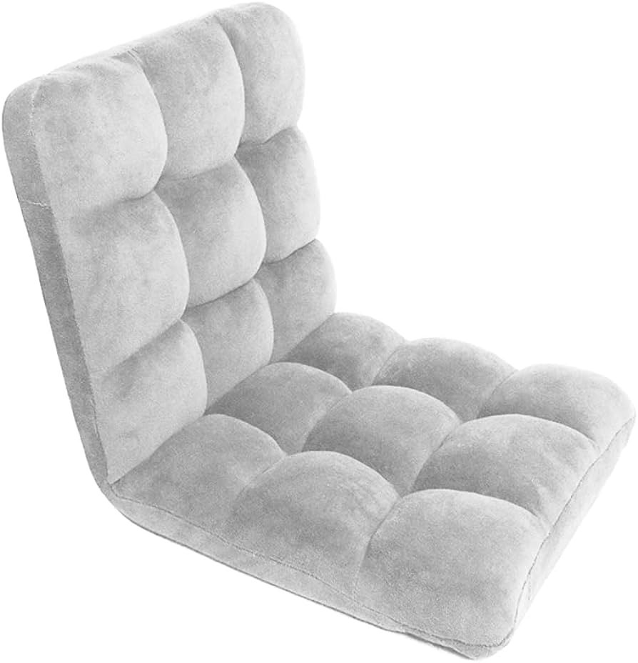 Chic Home Daphene Adjustable Recliner Rocker Memory Foam Armless Floor Gaming Ergonomic Chair, Gr... | Amazon (US)