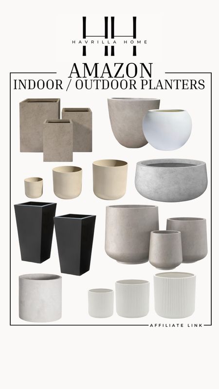 Amazon indoor/outdoor planters, Amazon planters, ceramic planter, concrete planter, indoor and outdoor, black planter, white planter. Follow @havrillahome on Instagram and Pinterest for more home decor inspiration, diy and affordable finds Holiday, christmas decor, home decor, living room, Candles, wreath, faux wreath, walmart, Target new arrivals, winter decor, spring decor, fall finds, studio mcgee x target, hearth and hand, magnolia, holiday decor, dining room decor, living room decor, affordable, affordable home decor, amazon, target, weekend deals, sale, on sale, pottery barn, kirklands, faux florals, rugs, furniture, couches, nightstands, end tables, lamps, art, wall art, etsy, pillows, blankets, bedding, throw pillows, look for less, floor mirror, kids decor, kids rooms, nursery decor, bar stools, counter stools, vase, pottery, budget, budget friendly, coffee table, dining chairs, cane, rattan, wood, white wash, amazon home, arch, bass hardware, vintage, new arrivals, back in stock, washable rug

#LTKStyleTip #LTKHome #LTKFindsUnder100