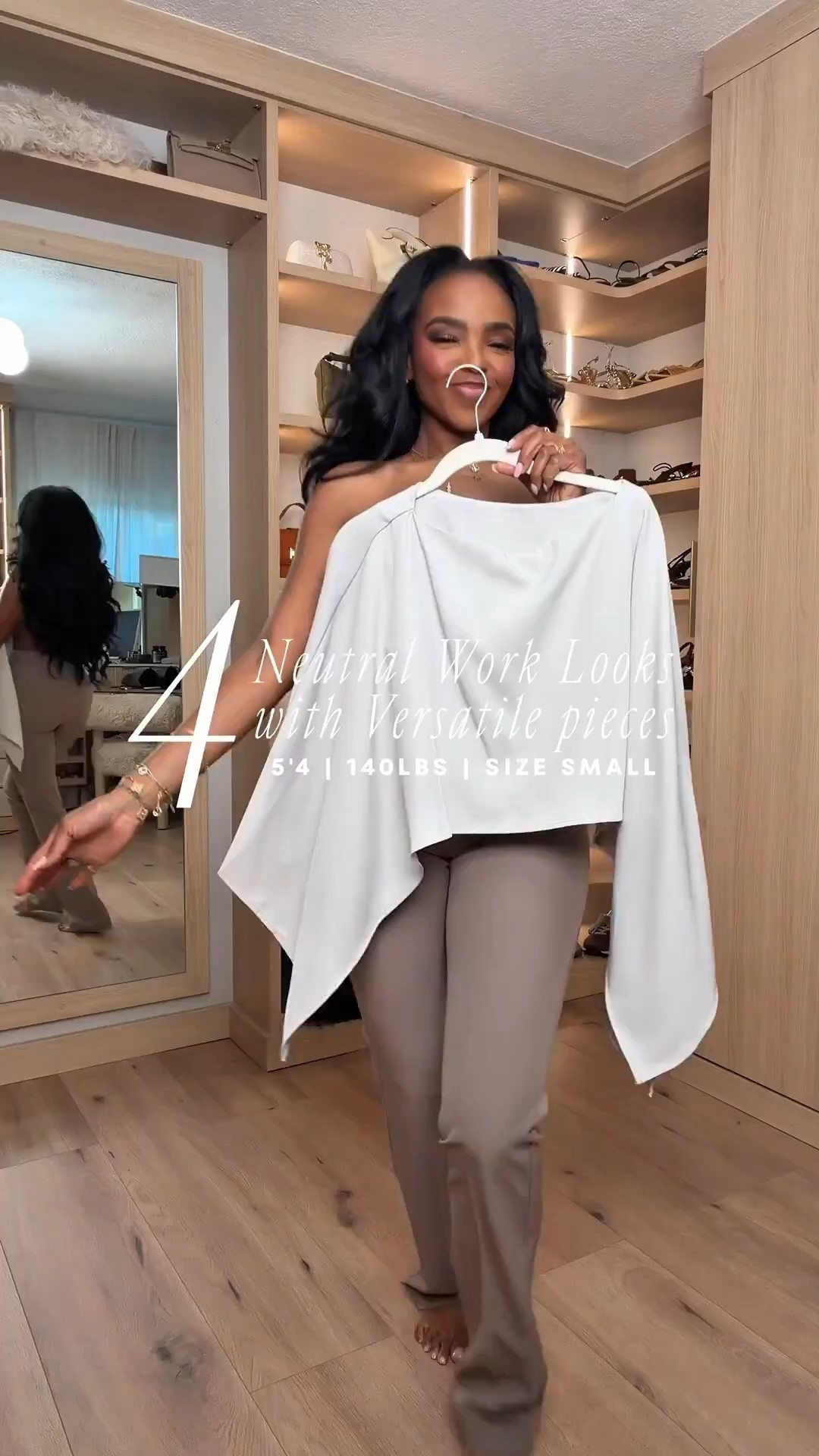 These are my go-to neutral work looks when I want to feel polished without overthinking it 🤍

What I love about these pieces is the versatility — every top, sweater, skirt, and pant can be mixed and matched to create multiple outfits. You can wear them to work, out to dinner, or even dress them down with flats or sneakers depending on your day.

This is the kind of wardrobe that works for you:
	•	Easy silhouettes
	•	Neutral tones that always look elevated
	•	Pieces you can rewear week after week without feeling repetitive

If you’re building a work wardrobe, start here. These are foundation pieces that make getting dressed simple but still chic.

Everything is linked below 👇🏽


Size small 
Pants 2 Long
I’m 5’4 | 140lbs | 36D -27 -40  IG & YT: kirasfashionfinds TT: kiraabboud 

#LTKFindsUnder100 



#LTKWorkwear #LTKootd #LTKPetite