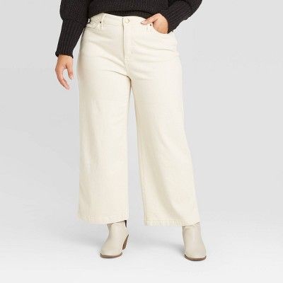 Women's High-Rise Wide Leg Cropped Jeans - Universal Thread™ | Target