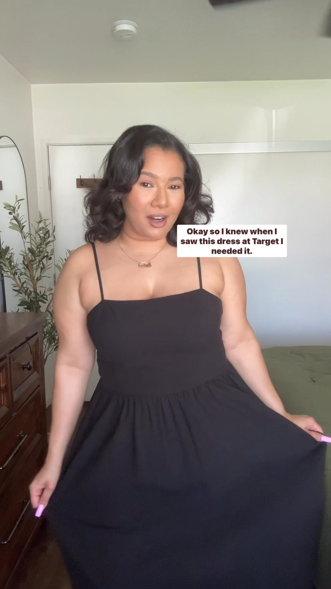 Absolutely loving this drop waist a line dress for Spring/ summer. Has pockets, adjustable straps, super comfortable, and tummy flattering.

Size -large / tts 
Heels -8.5/ tts 


Spring fashion 
Spring dress 
Spring outfit 
LBD 
Black dress 
Aline dress 
Midsize fashion 
Midsize style 
Midsize outfit 
Wedding guest dress
Wedding guest outfit 
Summer dress 
Summer outfit 
Watch now 
Vacation outfit 

#LTKMidsize #LTKWedding #LTKStyleTip