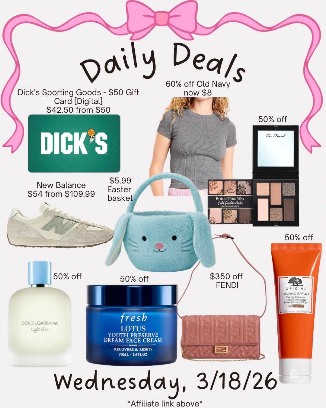Daily deals 

#LTKMidsize #LTKBeauty #LTKSaleAlert