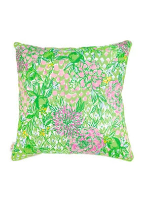 Lilly Pulitzer Large Pillow, Lime Feeling Good | Belk