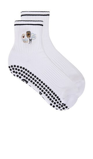 Souls. Dog Mom Grip Socks in White. - size M/L | Revolve Clothing (Global)