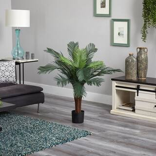 Nearly Natural Indoor and Outdoor 3 ft. Artificial Cycas Tree UV Resistant 6817 - The Home Depot | The Home Depot