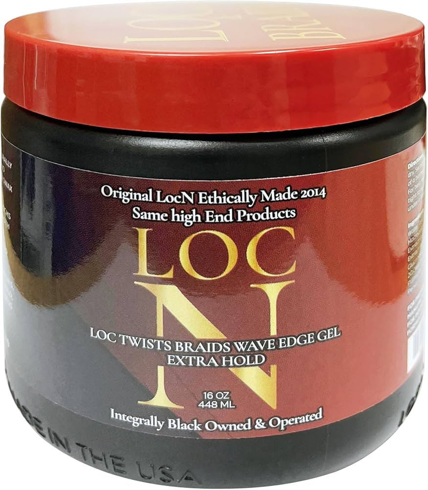 LOC N GEL LOC Twists Braids Wave Edge Gel 16 OZ. -Extra Hold- | Amazon (US)