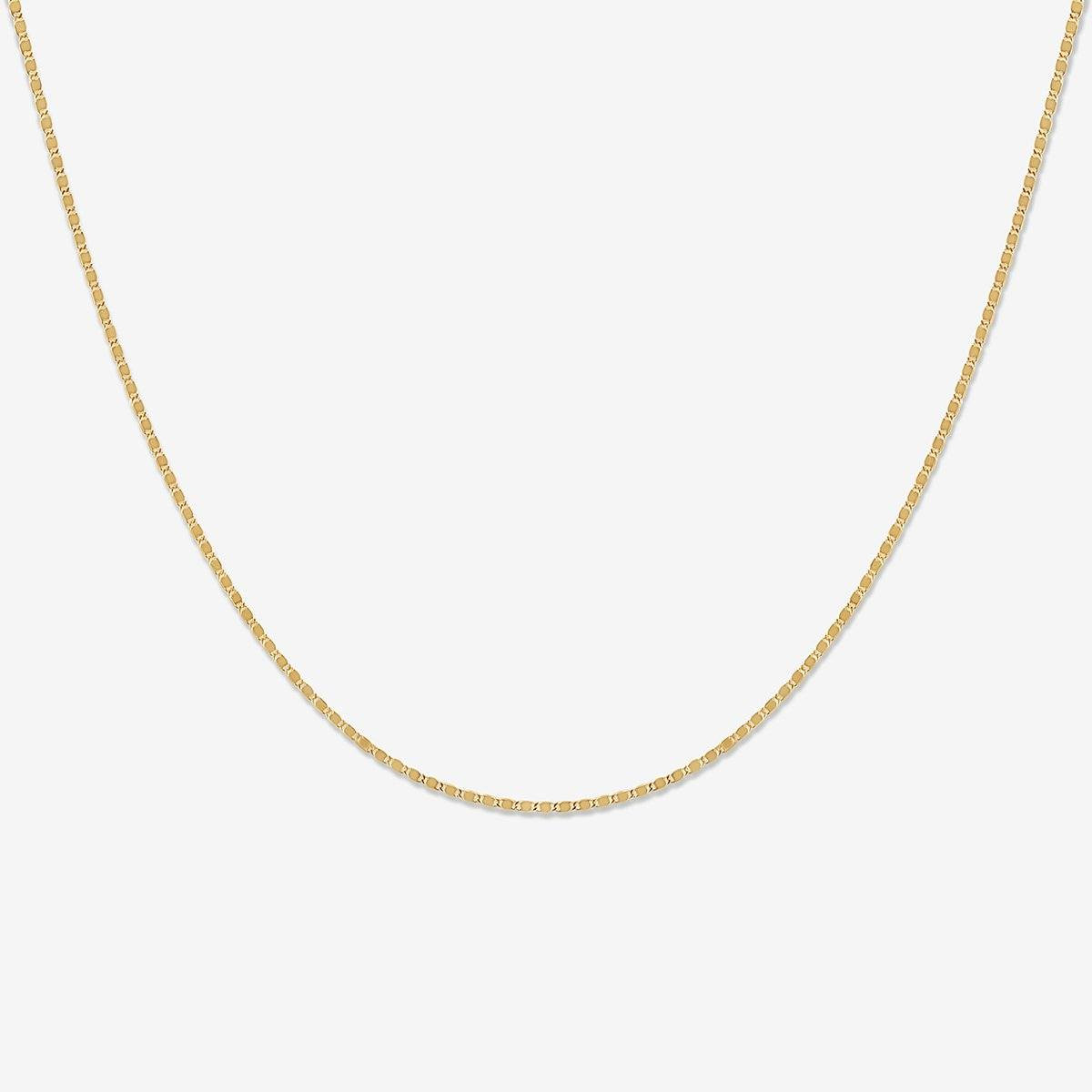 Izzy flat link chain necklace | Adornmonde