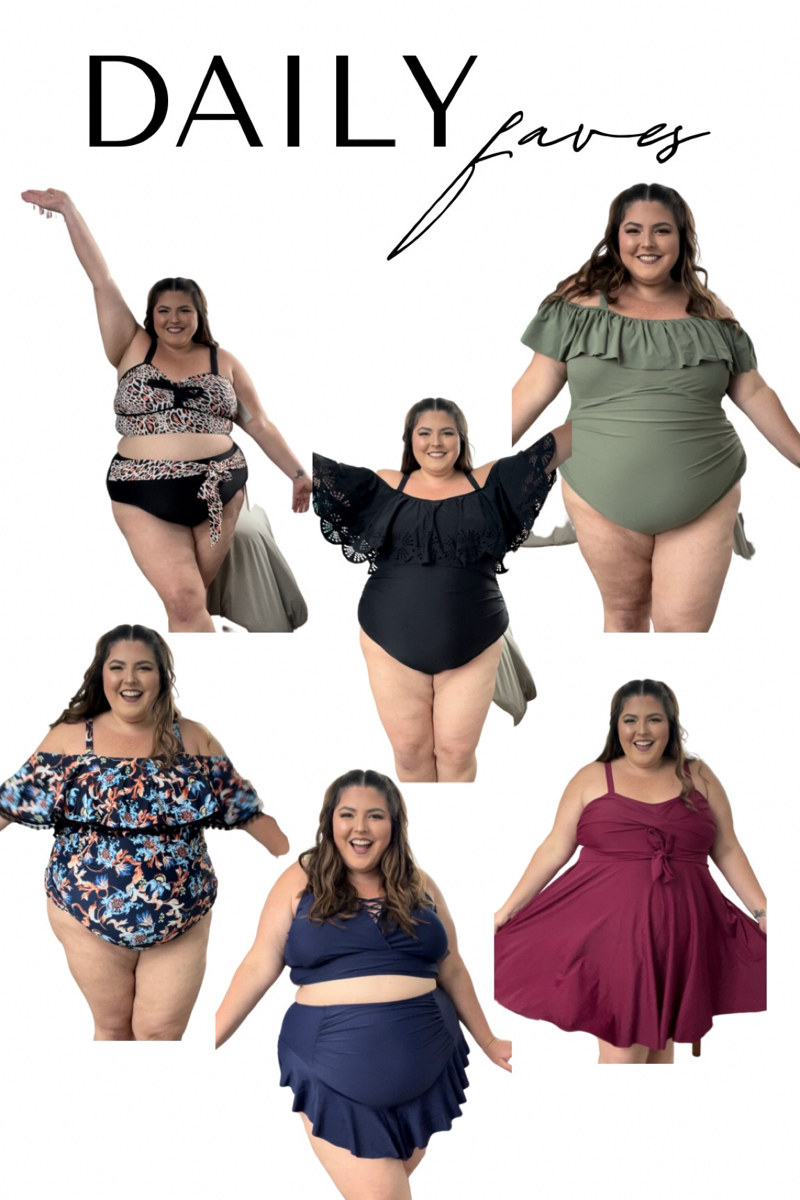 Plus size swimsuit sale with items u set $40!! 

#LTKcurves #LTKsalealert #LTKswim