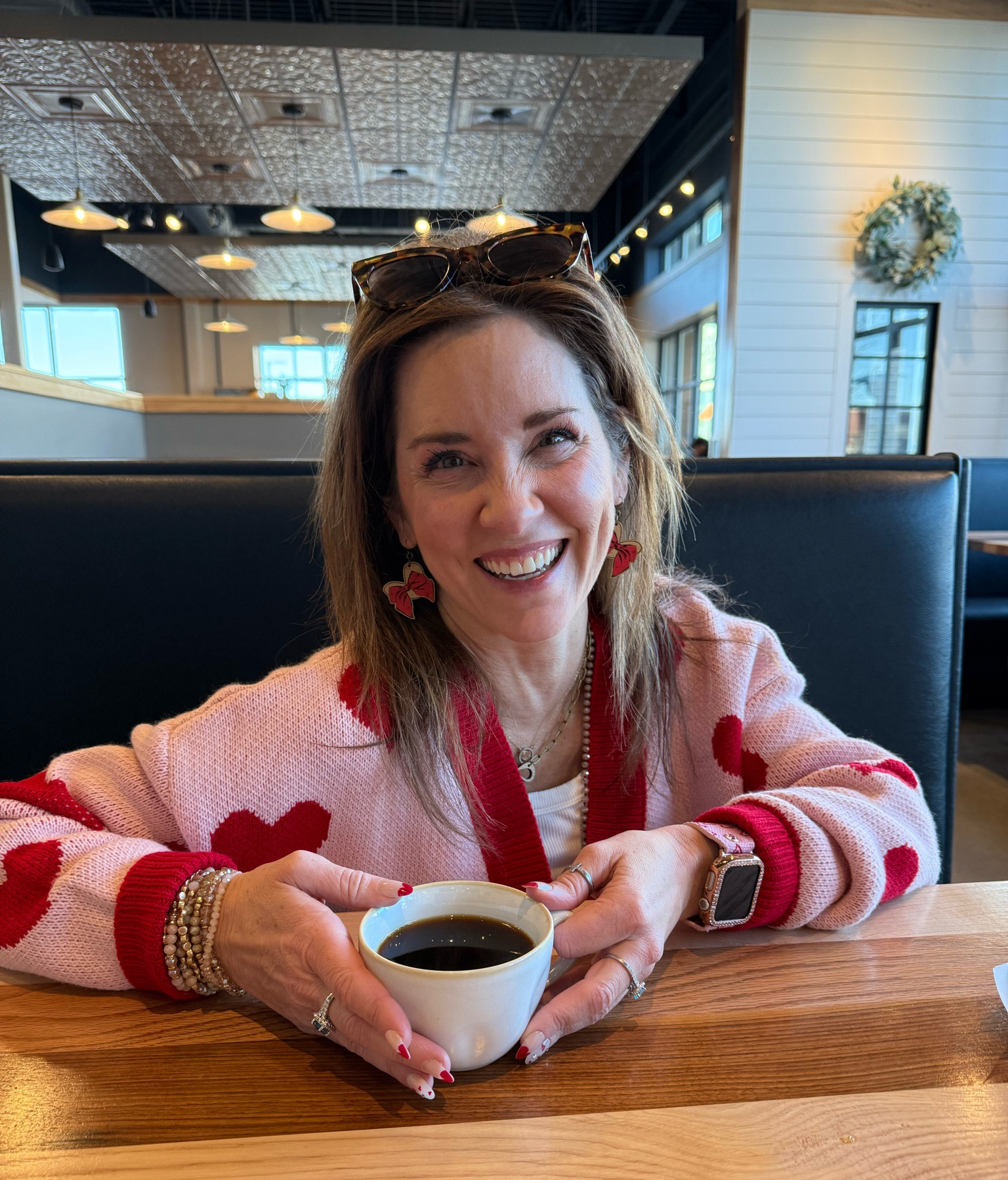 ❤️💌the cutest heart cardigan with my press on mani! 

Crazy Busy Mama 

#LTKOver40 #LTKStyleTip #LTKSeasonal