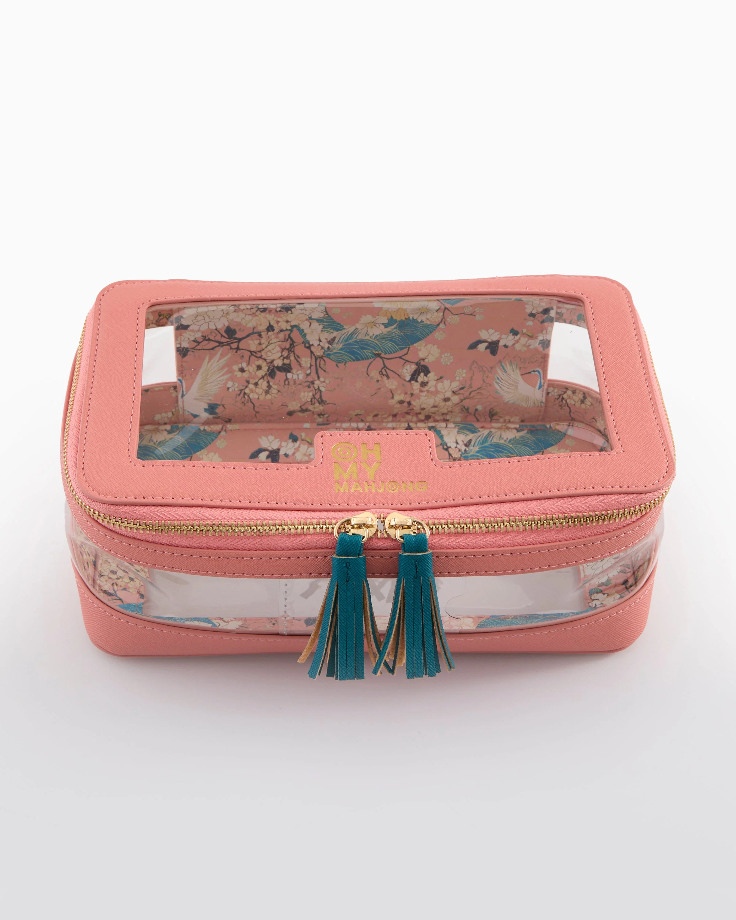 Coral Tile Storage Bag | Oh My Mahjong