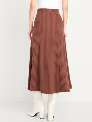 Cozy Ribbed Maxi Skirt | Old Navy (US)