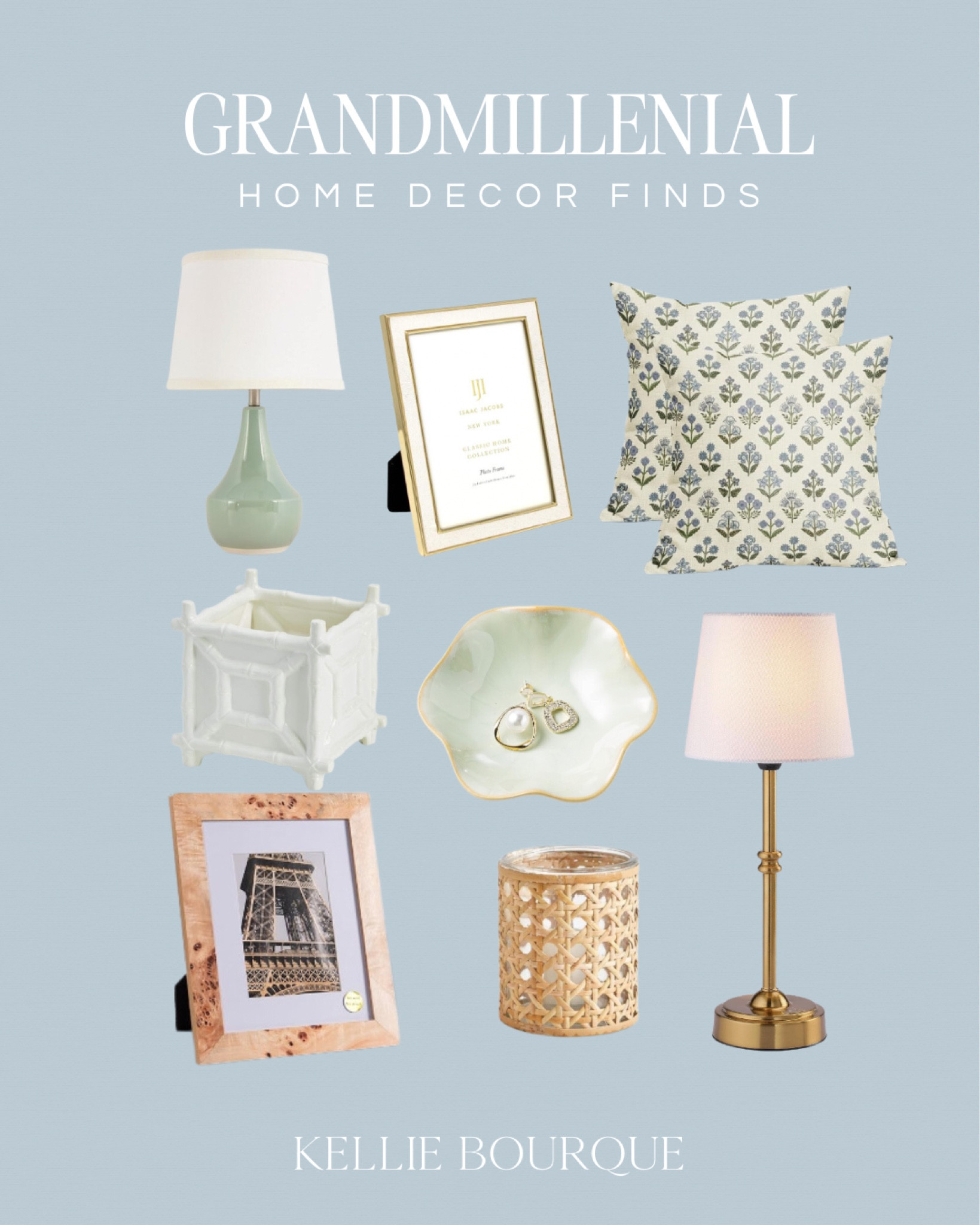 Grandmillenial Home Decor Favorites | Nancy Meyers Aesthetic | Traditional Home Decor | Coastal Grandmother Style 