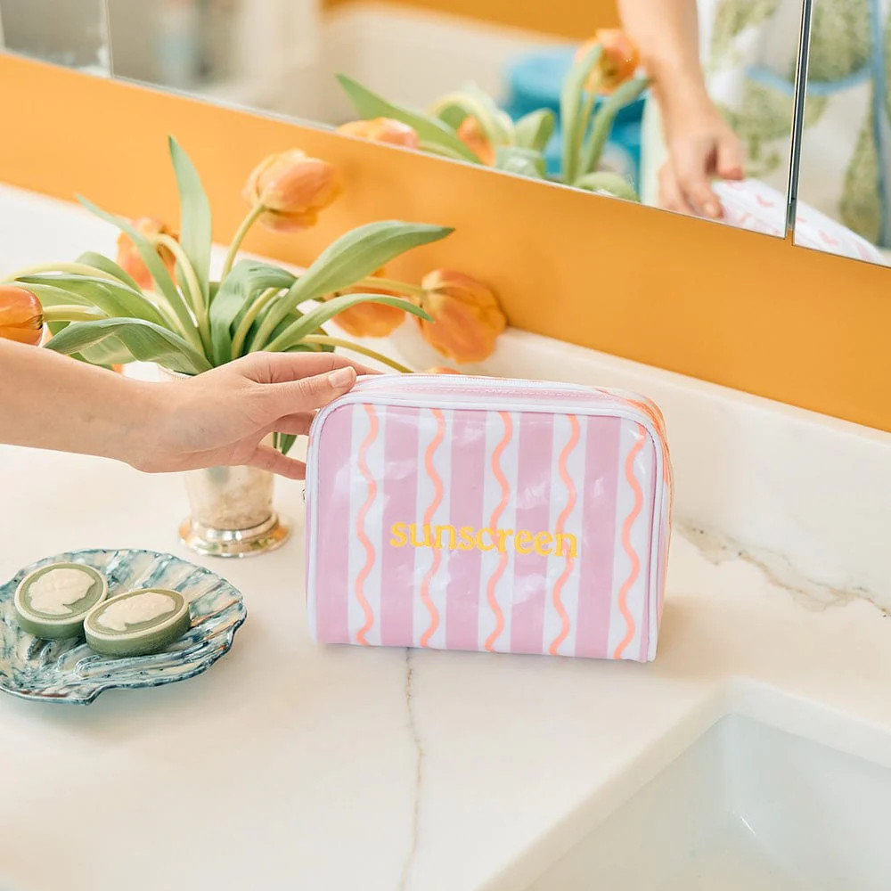 Small Patterned Toiletry Bag | Weezie Towels | Weezie Towels