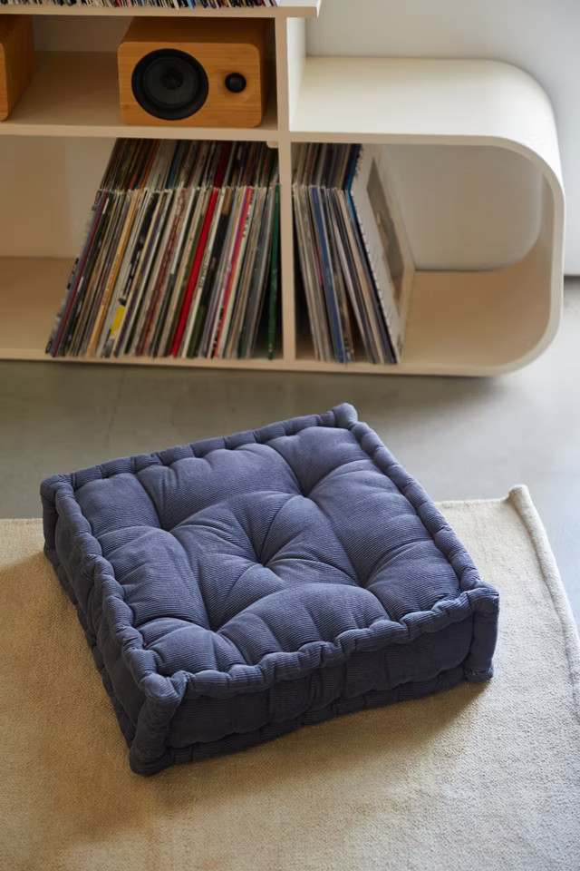 Washed Corduroy Floor Pillow | Urban Outfitters (US and RoW)