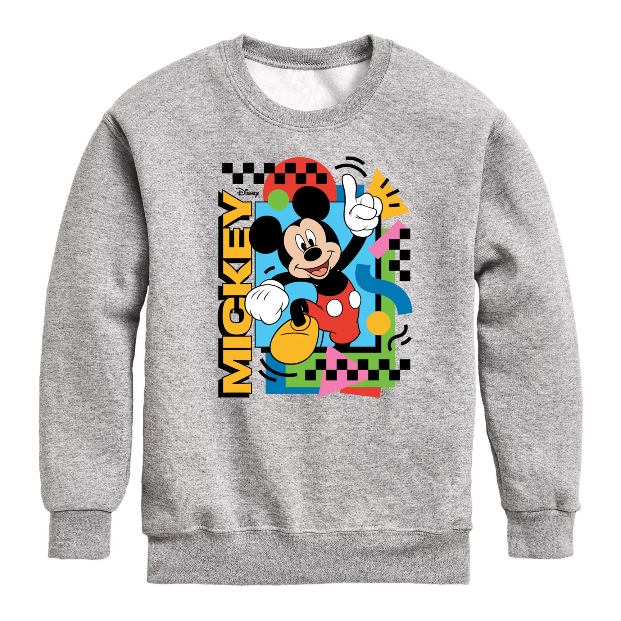 Disney's Mickey Mouse Boys 90's Nostalgia Crew Fleece Sweatshirt | Kohl's
