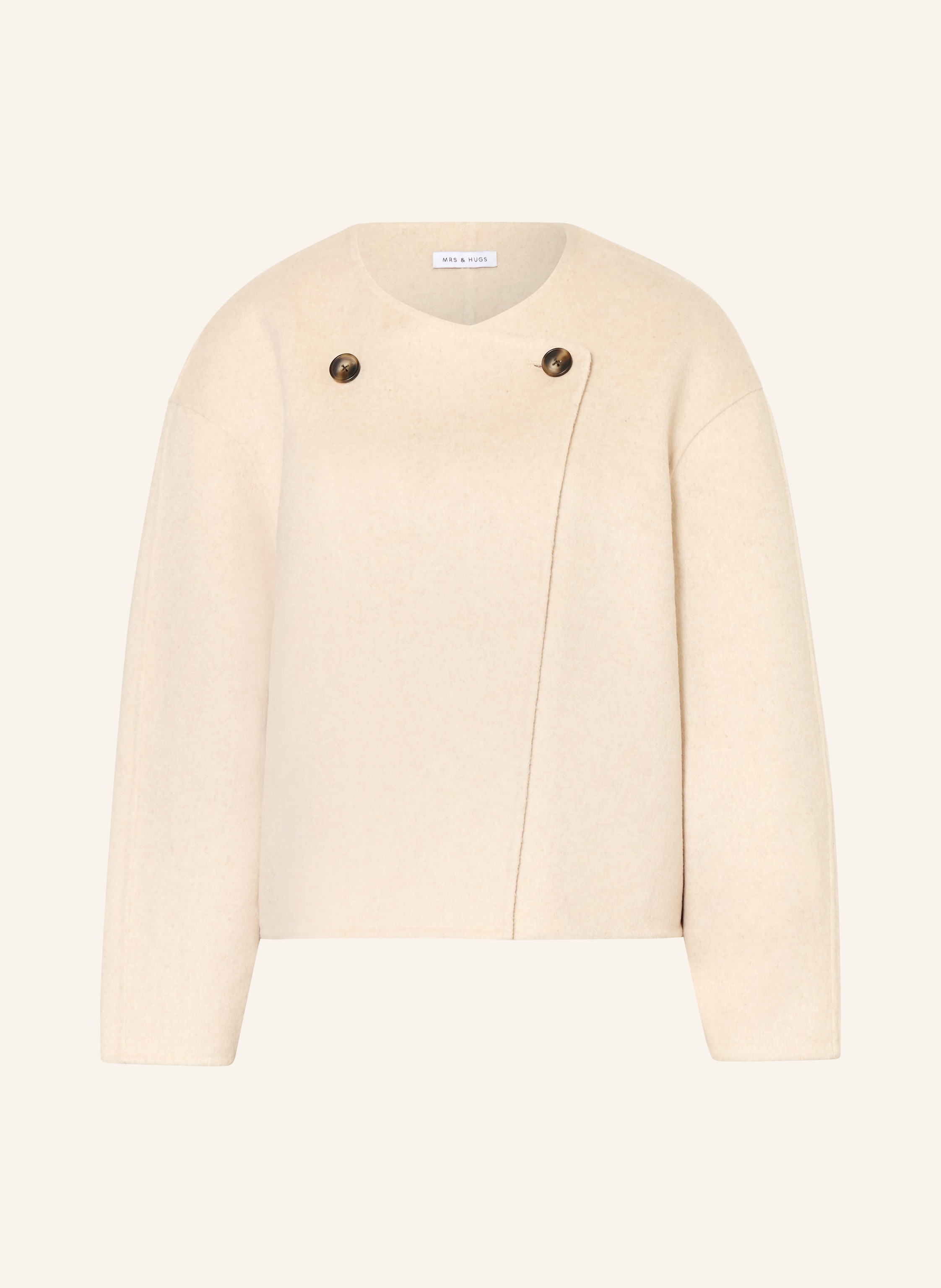MRS & HUGS Kastenjacke in beige | Breuninger (DACH)
