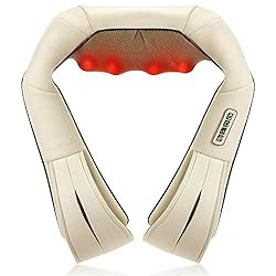 Nekteck Shiatsu Neck and Back Massager with Soothing Heat, Electric Deep Tissue 3D Kneading Massa... | Amazon (US)