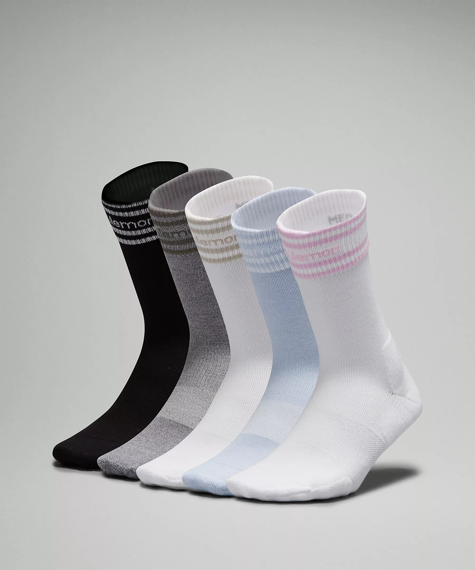 Women's Daily Stride Comfort Crew Socks*5 Pack | Women's Socks | lululemon | Lululemon (US)