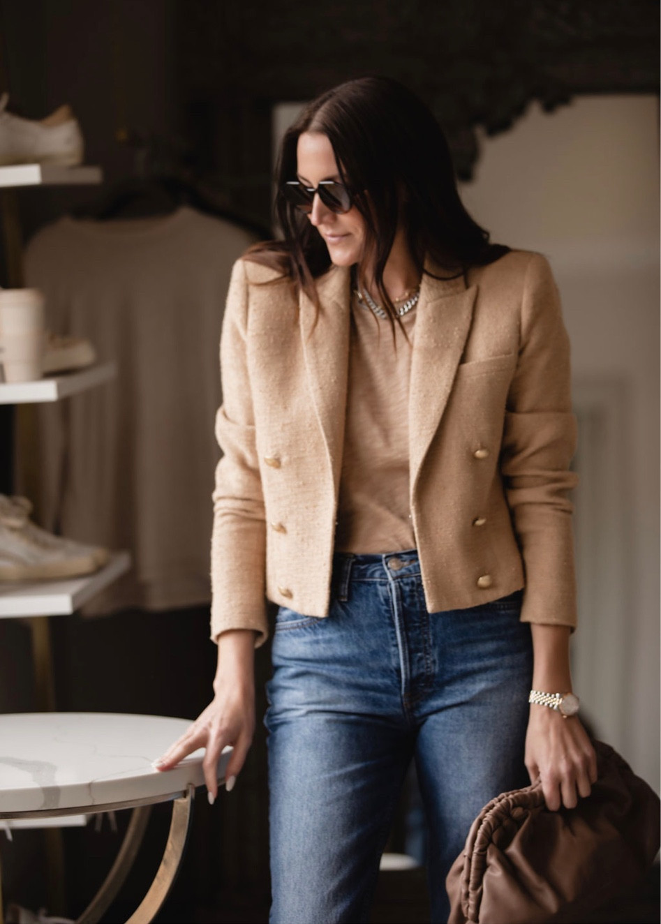 Favorite tee on sale! and blazer 

#LTKstyletip #LTKFind #LTKunder100