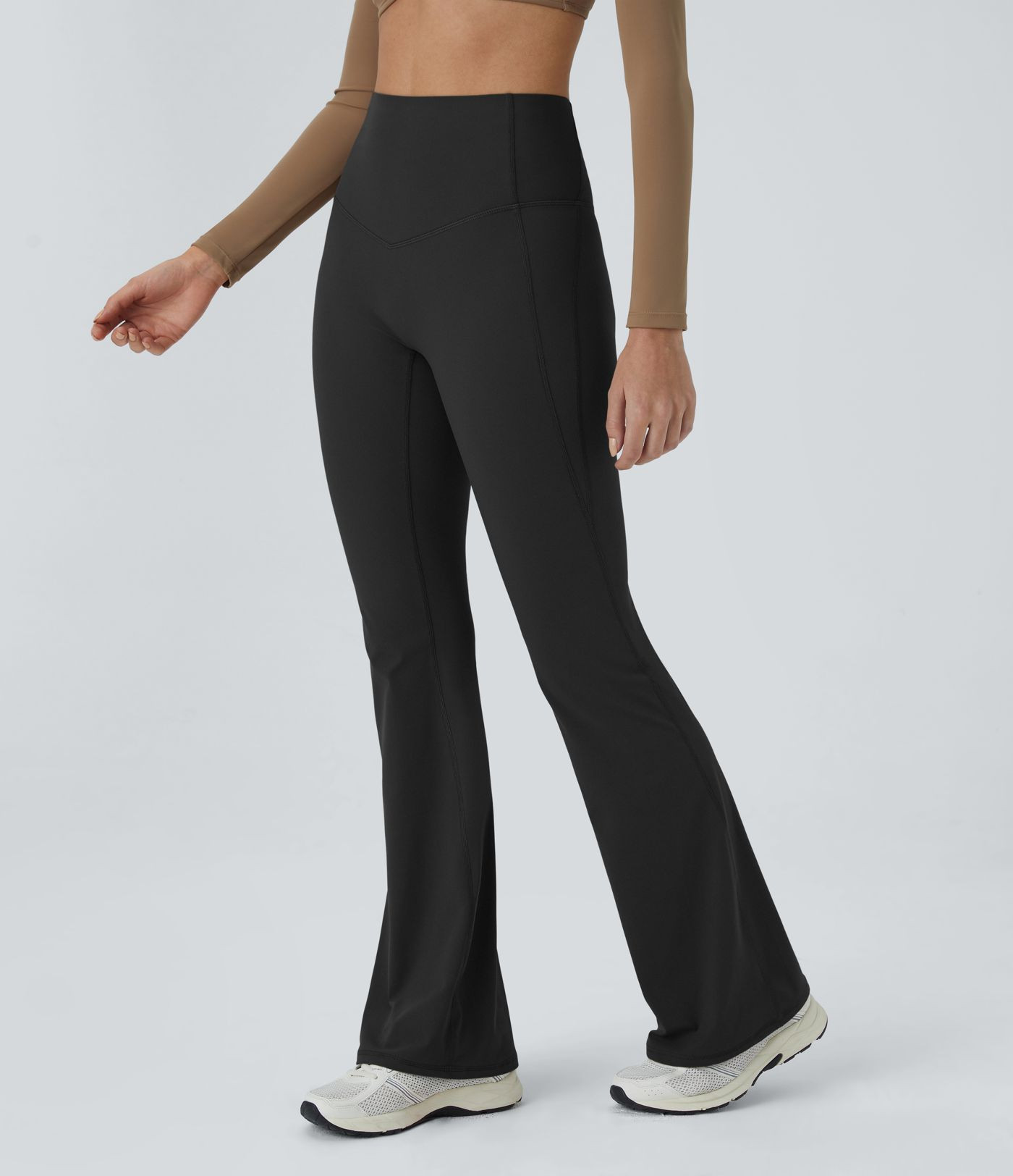 Halara UltraSculpt™ High Waisted Tummy Control Shaping Yoga Flare Leggings | HALARA
