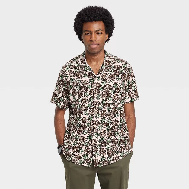 Men's Short Sleeve Button-Down Shirt - Goodfellow & Co™ | Target