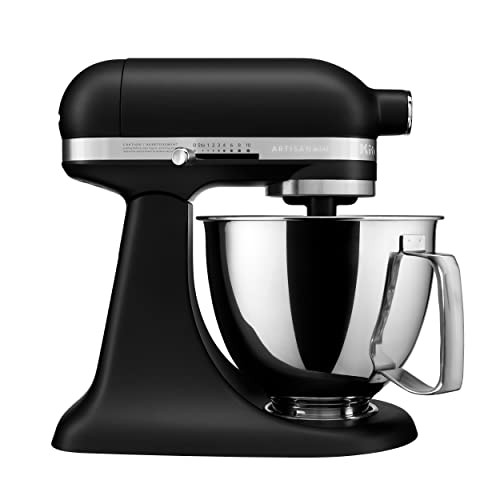 KitchenAid Artisan Mini 3.5 Quart Tilt-Head Stand Mixer - KSM3316X - Black Matte | Amazon (US)