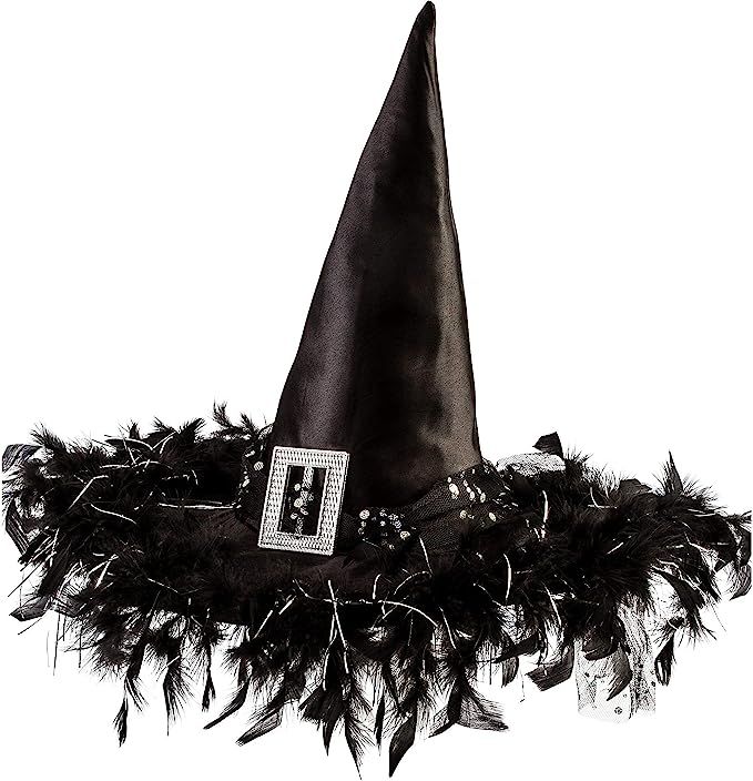 Amscan 840862 Fashionable Black Witch Hat | 1 Piece | Amazon (US)