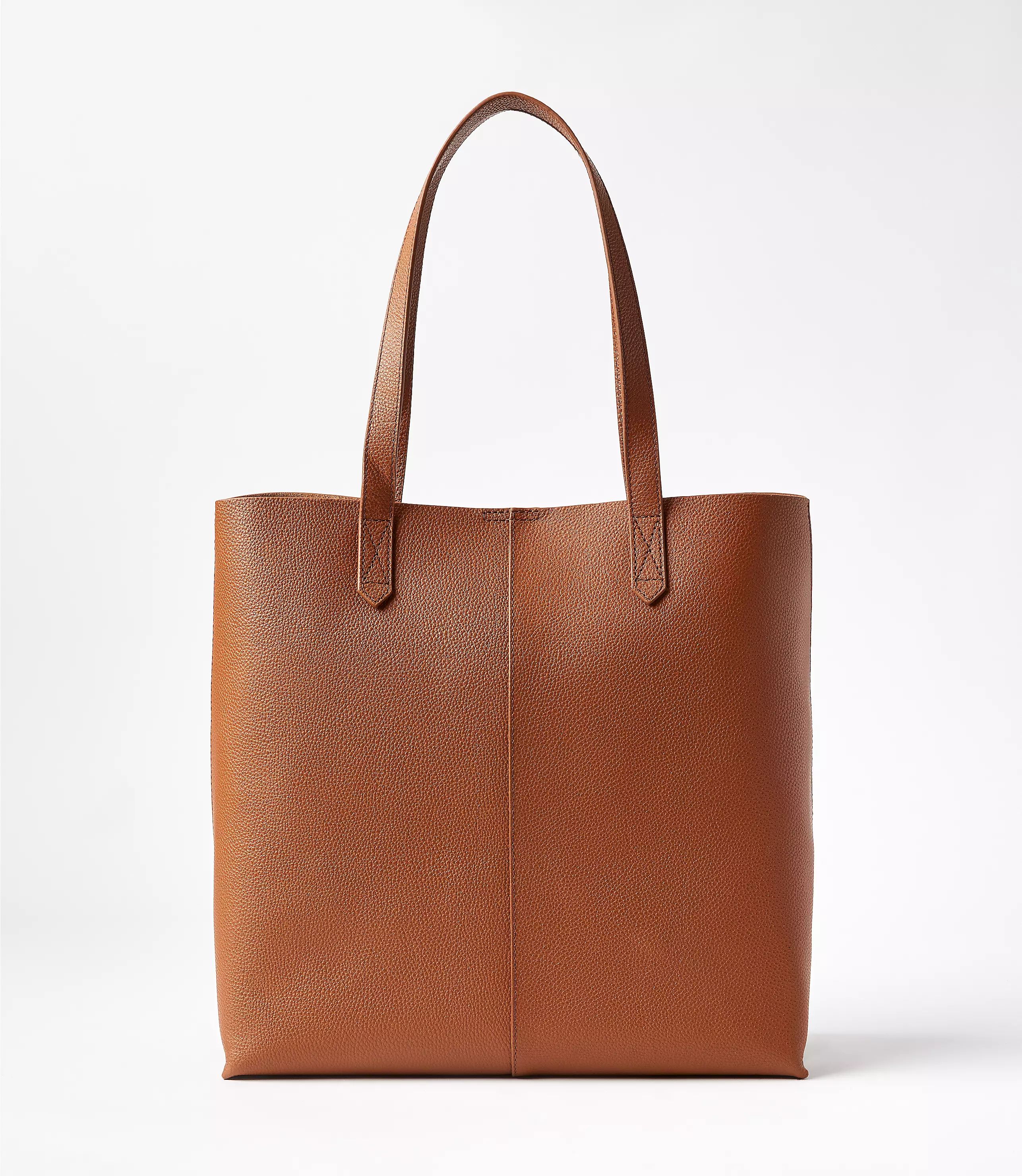 Leather Tote Bag | LOFT