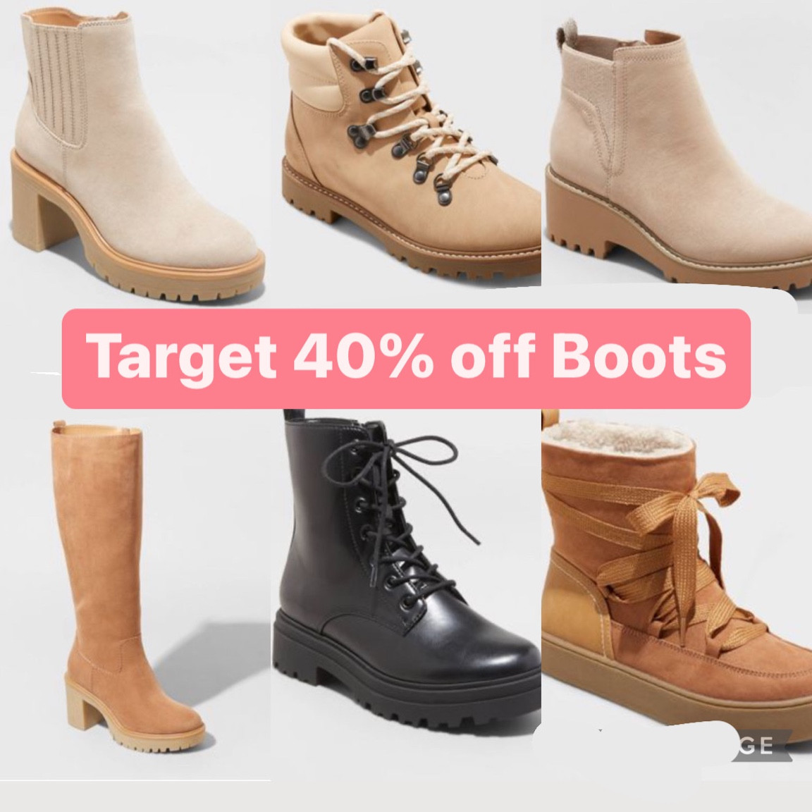 Target boots 40% off #target #targetfinds #targetfashion #boots #booties #shoes 

#LTKshoecrush #LTKCyberweek #LTKsalealert