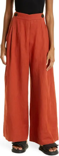 Wide Leg Linen Pants | Nordstrom