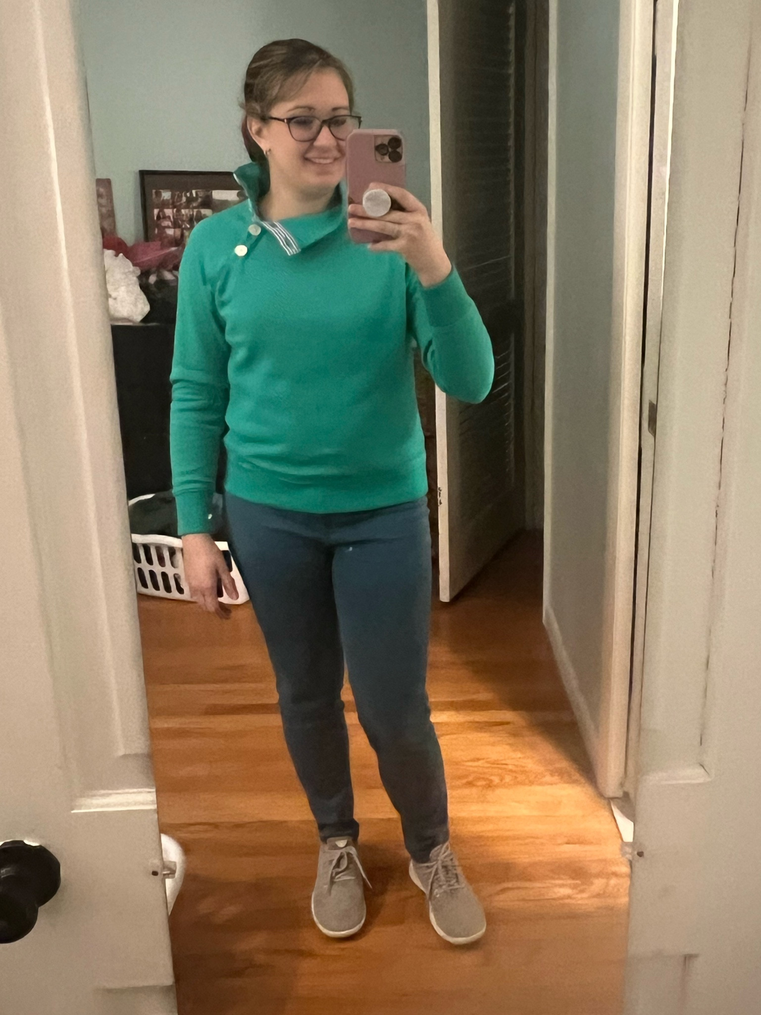 Jade sweatshirt at J.Crew Factory. Size down if you want more fitted, up if you want it oversized.

#LTKFind #LTKsalealert #LTKunder50