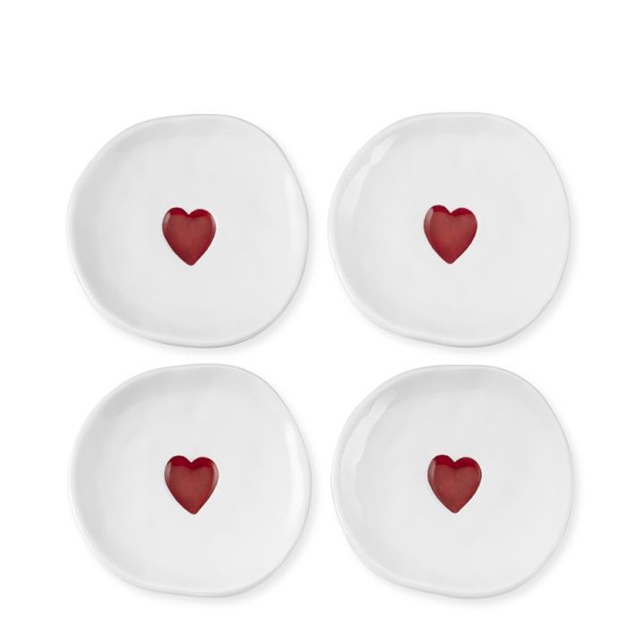 Valentine's Day Plates, Set of 4 | Williams-Sonoma